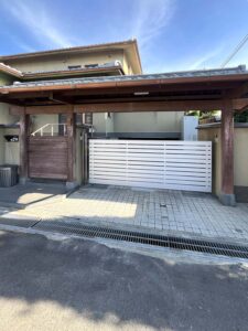 堺市　工務店　エクステリアリフォーム　アフター