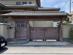 堺市　工務店　エクステリアリフォーム　ビフォー