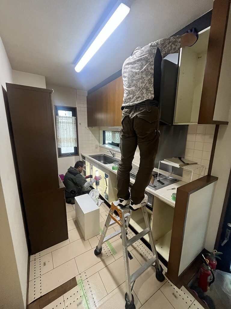 河内長野市　キッチン入替