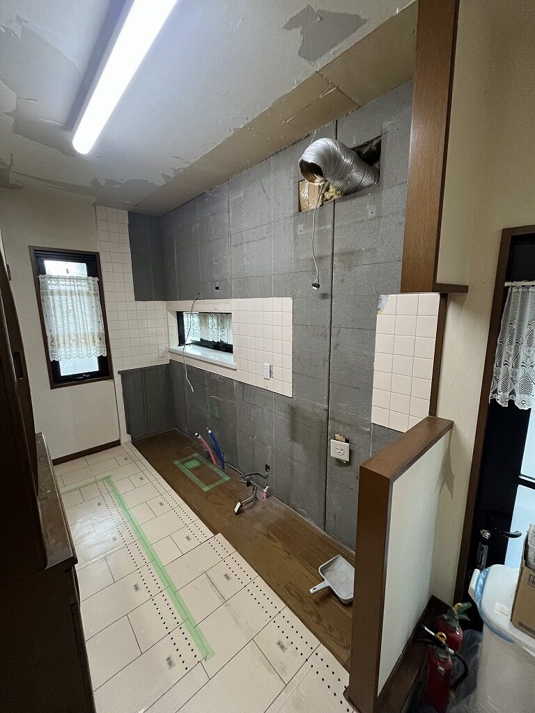 河内長野市　キッチン入替