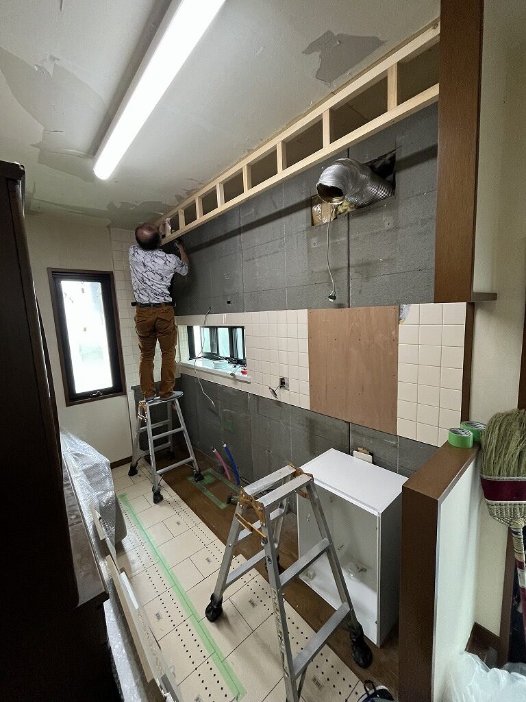河内長野市　キッチン入替