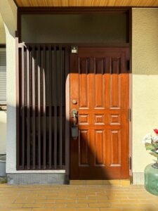 堺市　工務店　玄関ドアリフォーム　ビフォー